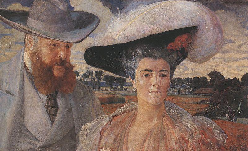 Jacek Malczewski Portret Karola i Malgorzaty Lanckoronskich